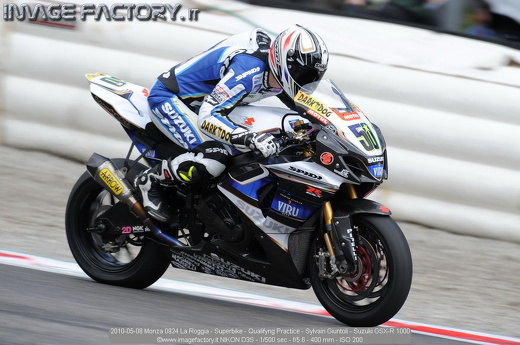 2010-05-08 Monza 0924 La Roggia - Superbike - Qualifyng Practice - Sylvain Giuntoli - Suzuki GSX-R 1000